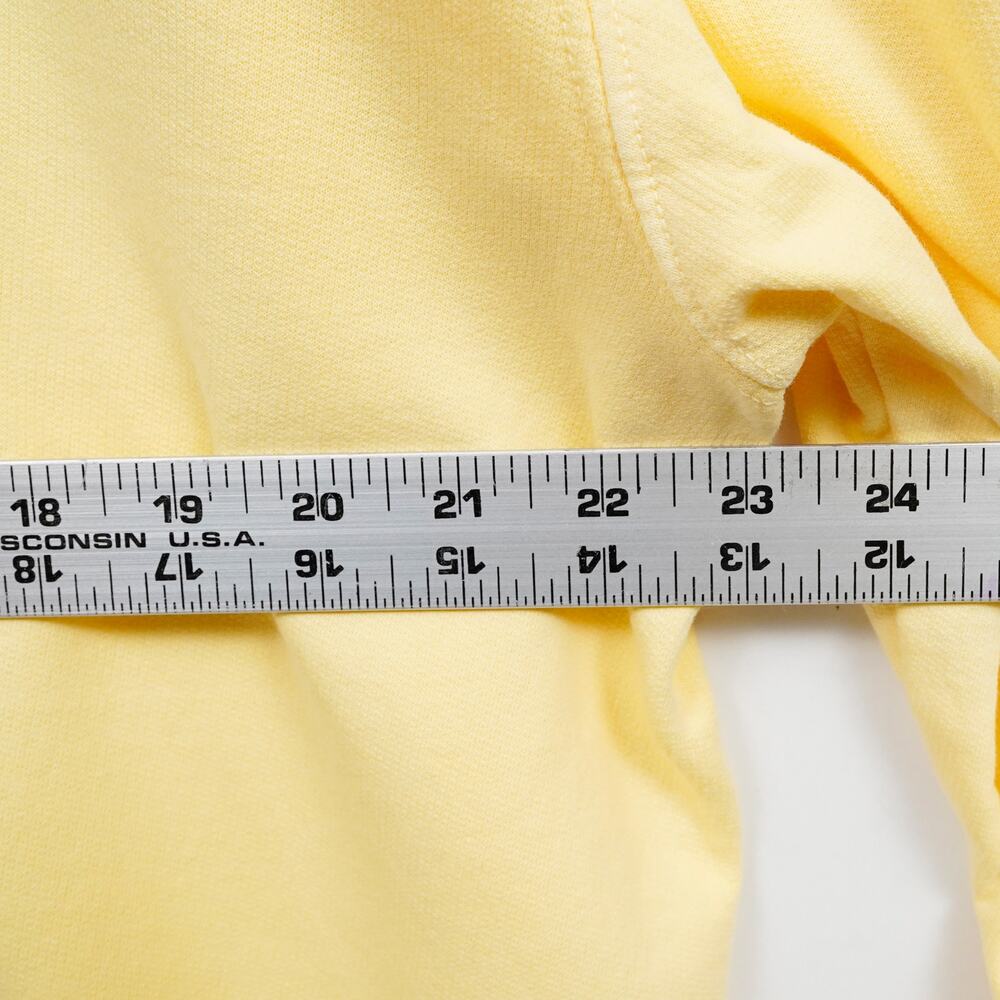 Comfort Colors Sweet Cream Butter Graphic Crewneck Sweatshirt Yellow Size L - Picture 8 of 8